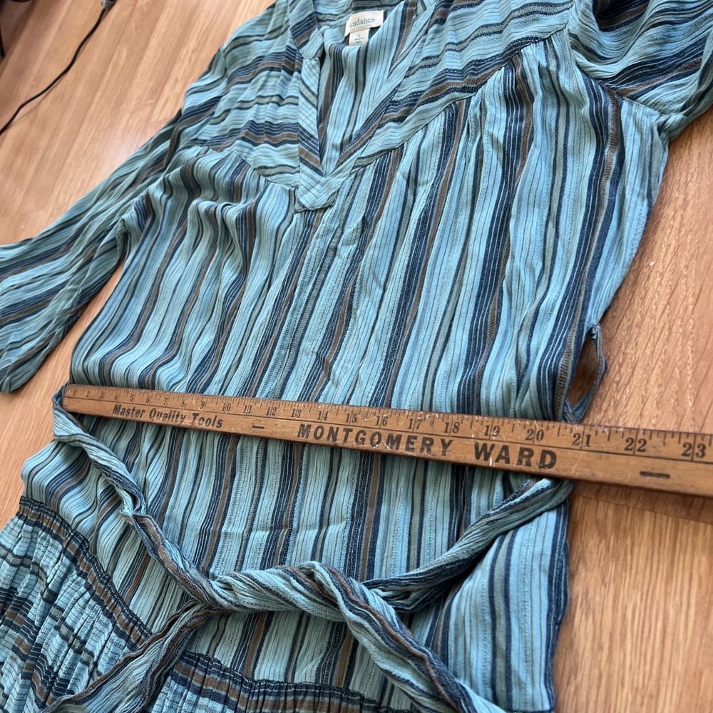 Sundance Rooney Maxi Dress Size Large Tiered Western Cowgirl Event $168 - Picture 12 of 14